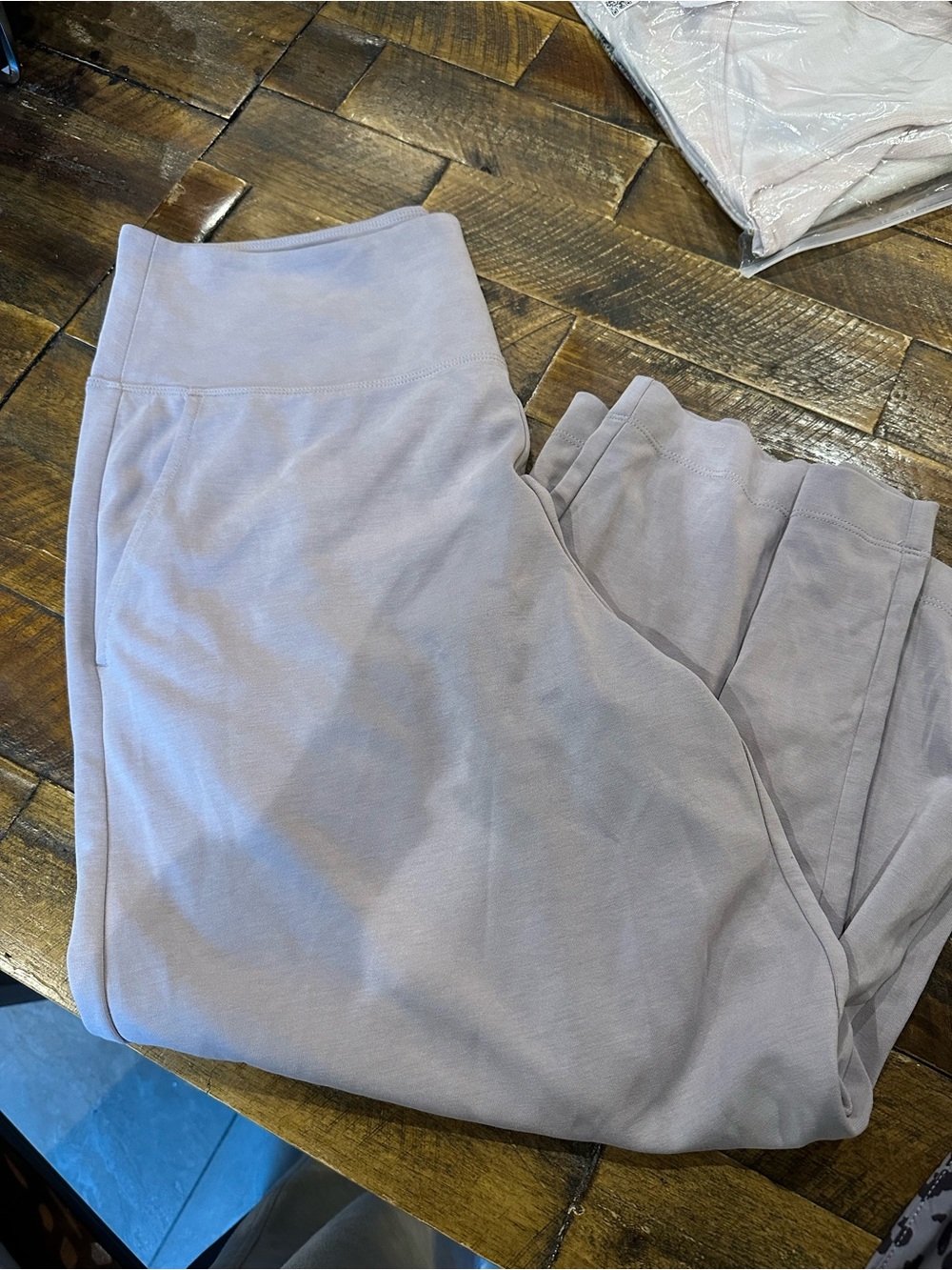 Athleta Lavender Gray High-Waist Leggings